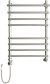 Полотенцесушитель электрический ДВИН F Primo Electro лесенка с полкой 80/50, ТЭН слева, хром 