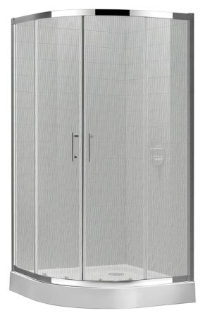 Душевой уголок Cezares Eco O-R-2-90-P-Cr стекло punto 
