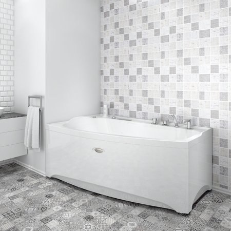 Акриловая ванна Radomir Орегона левая с г/м Релакс White 