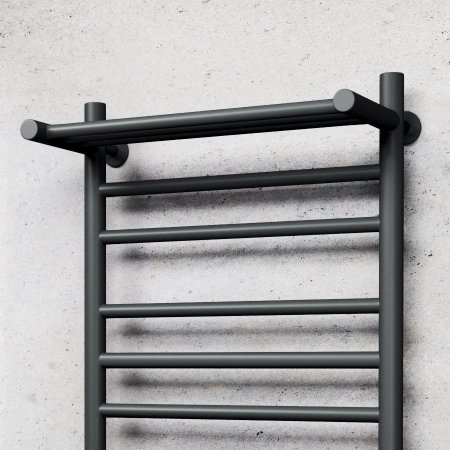 Полотенцесушитель электрический с полочкой (лесенка) Маргроид В10 M0023, 50x80 см 