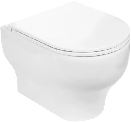 Унитаз WeltWasser Erlenbach 004 GL-WT 10000003807 подвесной Белый глянец с сиденьем Микролифт 
