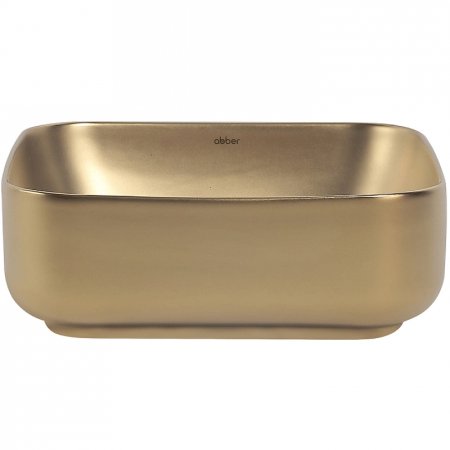 Раковина-чаша Abber Rechteck 39 AC2211MMG Золото матовое 