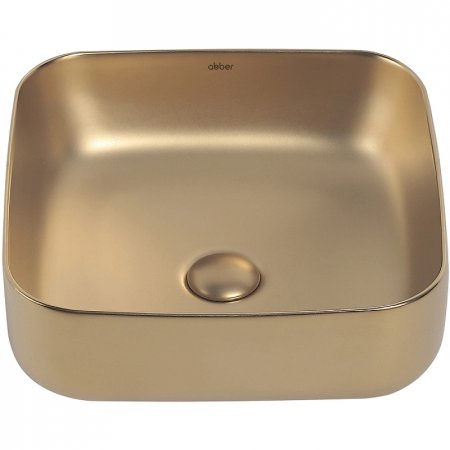 Раковина-чаша Abber Rechteck 39 AC2211MMG Золото матовое 