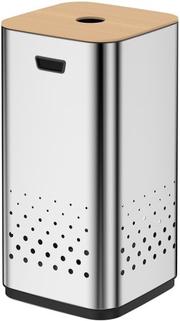 Корзина для белья WeltWasser Lety MT 50L 10000003989 Матовая сталь 