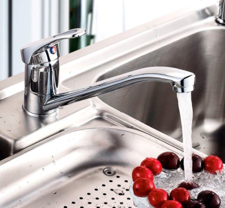 Смеситель для кухни Rossinka B35-21U Хром 