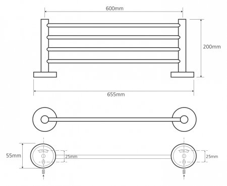 Полка Bemeta Omega 104105082 