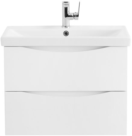 Тумба с раковиной BelBagno MARINO-CER-700-2C-SO-BO-P Bianco Opaco 