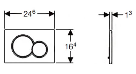 Кнопка смыва Geberit Sigma 01 115.770.DT.5 