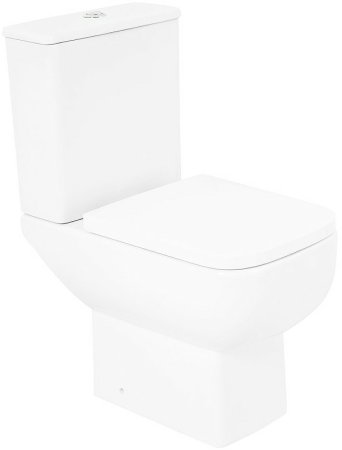 Унитаз компакт BelBagno Aurora BB8604CPR/SC без бачка с сиденьем Микролифт 