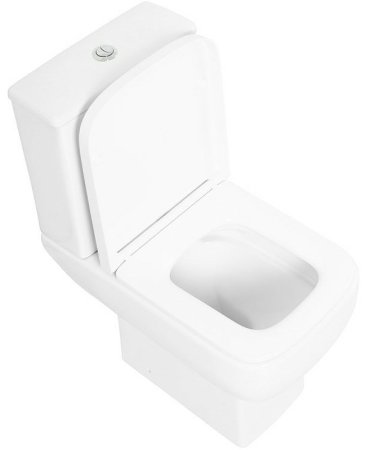 Унитаз компакт BelBagno Aurora BB8604CPR/SC без бачка с сиденьем Микролифт 