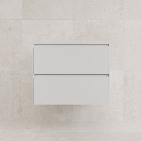 Тумба подвесная "ЛИМА 70" эмаль, под раковину LINE 70, 2 ящ., PLUS, белый матовый 