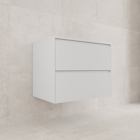 Тумба подвесная "ЛИМА 70" эмаль, под раковину LINE 70, 2 ящ., PLUS, белый матовый 