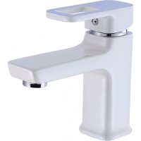 Смеситель Hansen H10008F для умывальника хром/белый