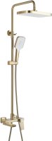 Душевая система Rose R1836G, золотой сатин