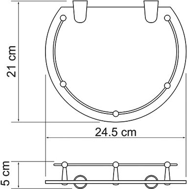 Полка WasserKRAFT K-566 