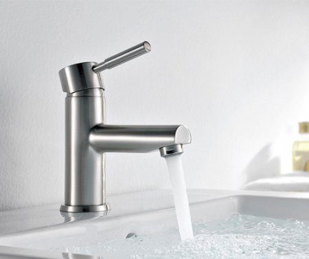 Смеситель WasserKRAFT Wern 4203 для раковины, матовый хром 