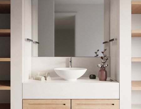 Раковина-чаша Whitecross Jade 40 0703.040040.200 Белая матовая 