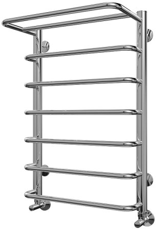 Водяной полотенцесушитель Terminus Полка П7 450x696 4670030723154 с полкой Хром 