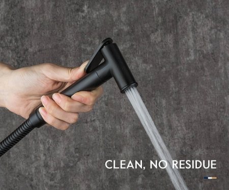 Гигиенический душ со смесителем Frap F7505-6 Черный матовый 