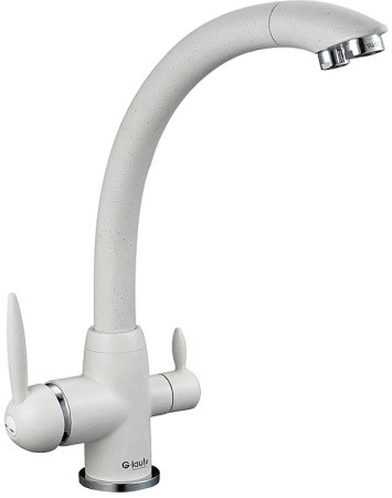 Смеситель для кухни G-Lauf GOP18-A093KW Белый 