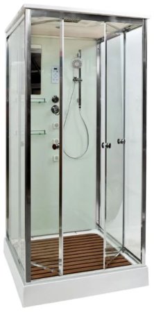 Душевая кабина Deto V1015 100 см низкий поддон 