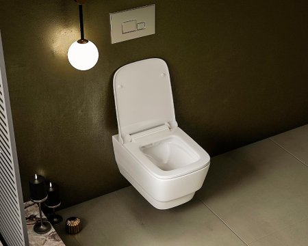 Унитаз биде Boheme Bello 971-2-MW подвесной Белый матовый без сиденья 