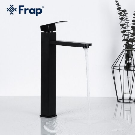 Смеситель для раковины Frap H802-6 F10802-62 Черный матовый 