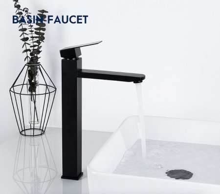 Смеситель для раковины Frap H802-6 F10802-62 Черный матовый 