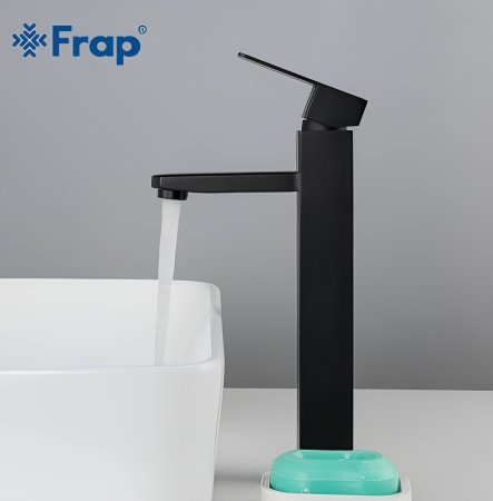 Смеситель для раковины Frap H802-6 F10802-62 Черный матовый 