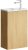 Тумба под раковину Aqwella Accent 40 ACC0104DZ подвесная Дуб золотой 