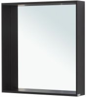 Зеркало Allen Brau Reality 70 1.32017.BB с подсветкой Черный браш с сенсорным выключателем