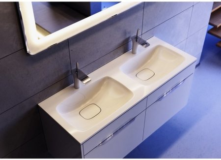 Тумба под раковину Aqwella 5 Stars Malaga 120 Mal.01.12 подвесная Белая 