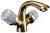 Смеситель для раковины Boheme Crystal 291-CRST Золото 