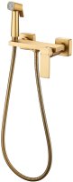 Гигиенический душ со смесителем Haiba матовое золото (HB5517-5)
