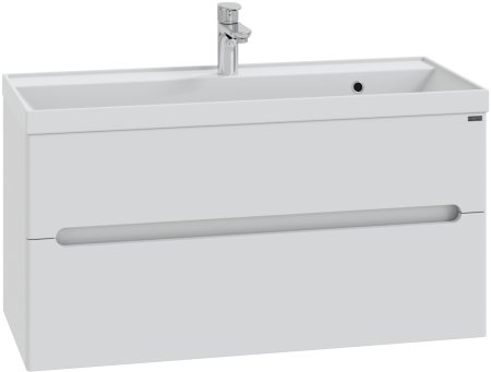 Тумба Санта Лондон 100 подвесной с умывальником Classic 100 