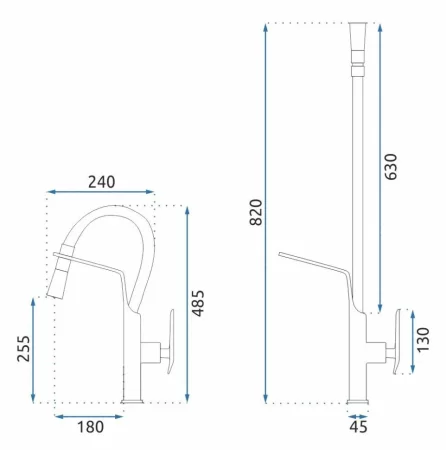 Смеситель для кухни Rea Castor REA-B6935 