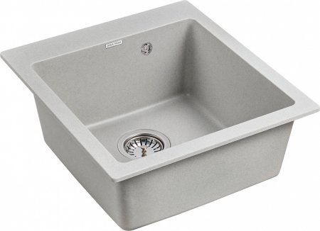 Мойка кухонная Paulmark Zemar PM104651-GR серая 
