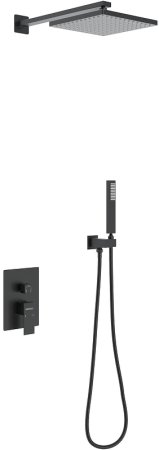 Душевая система Berges Nardis 2S Black 071002 Черная матовая 