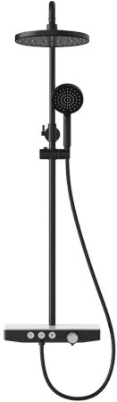 Душевая система Berges Morans 075002 Черная матовая 