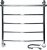 Полотенцесушитель электрический Ника Arc ЛД ВП 60/60-5 с полкой 