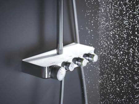 Душевая система Grohe SmartControl 26507LS0 с термостатом Белая луна 