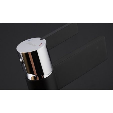 Смеситель для раковина Gappo Atalantic G1081 чёрный / хром 