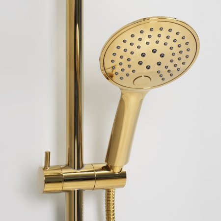 Душевая система WasserKRAFT A171.261.207.PG Золото глянцевое 
