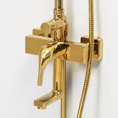 Душевая система WasserKRAFT A171.261.207.PG Золото глянцевое 