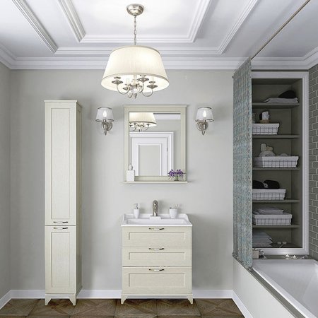 Зеркало Aquaton Леон 65 1A187102LBPR0 Дуб бежевый 