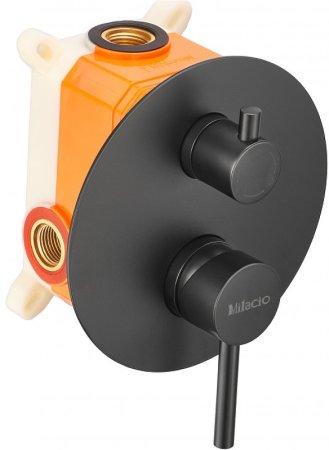 Душевая система Milacio Ultra MCU.150.MB Черная матовая 