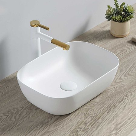 Раковина накладная Vincea VBS-101 белая 