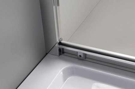 Душевой уголок Vincea Scala 100х100 VSQ-2SC100CL профиль Хром стекло прозрачное 