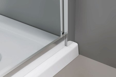 Душевой уголок Vincea Scala 100х100 VSQ-2SC100CL профиль Хром стекло прозрачное 