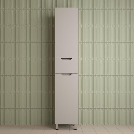 Пенал напольный Style Line  "Остин" 360 см 1 ящик крем эмаль PLUS 